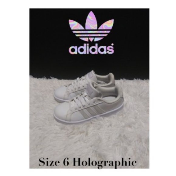 womens holographic adidas